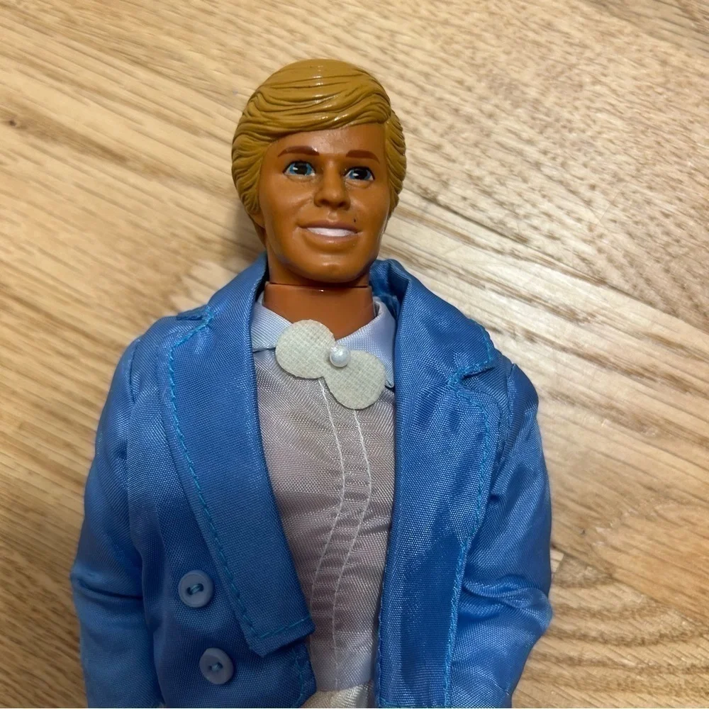 Vintage Ken Doll 1968 W/ Complete Party Outfit Blazer Pants Sneakers Barbie